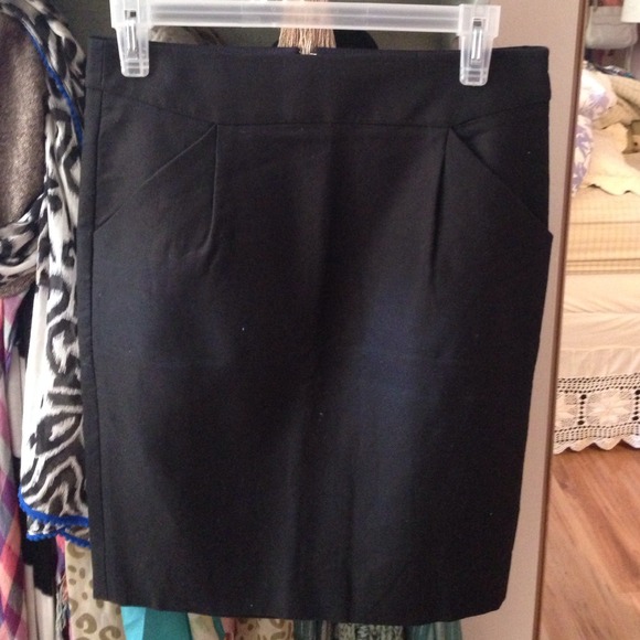 J Crew Factory pencil skirt in black