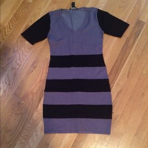 Black and grey dress