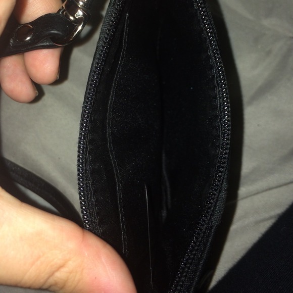 Authentic Black Coach Wristlet - Picture 3 of 4