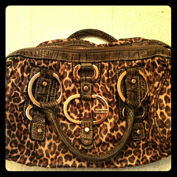 Guess leopard handbag