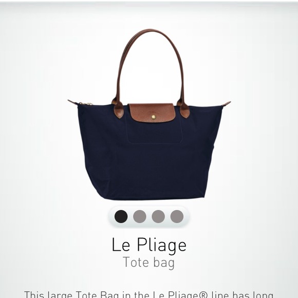 Large Navy Blue LongChamp
