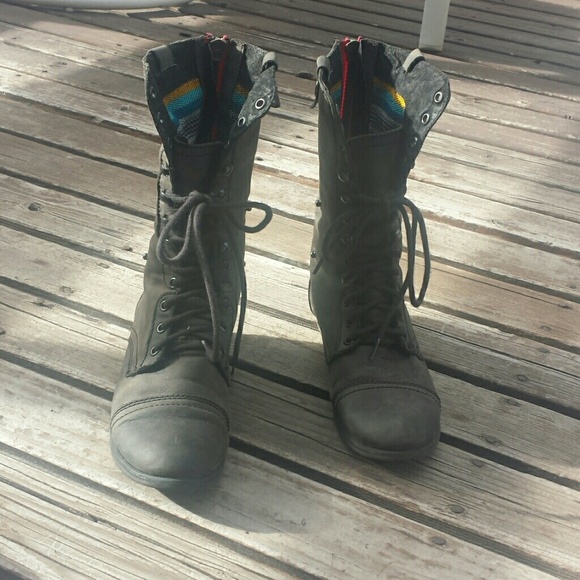Steve Madden combat boots
