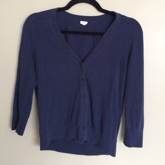 ❌SOLD❌ J. Crew navy cardigan- size small