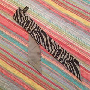 Authentic COACH Zebra purse tie/pony tail