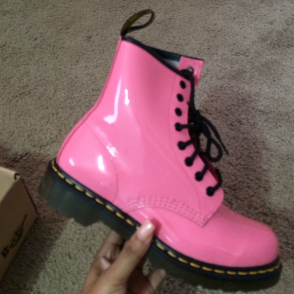 Pink doc Martins