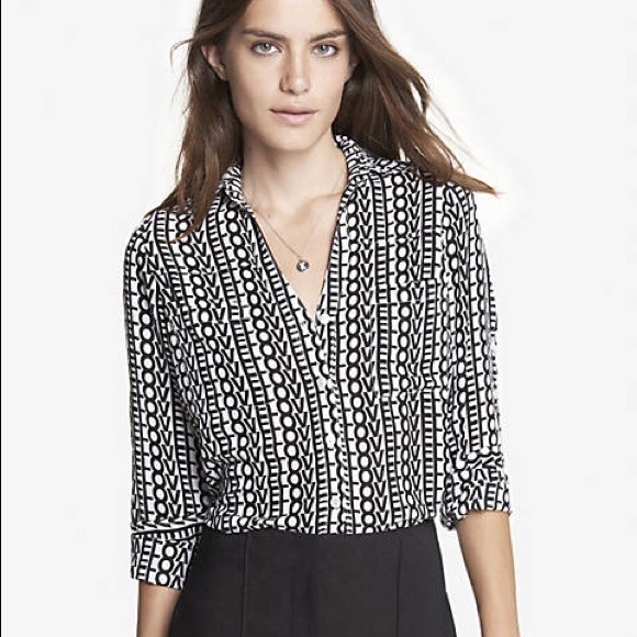 Express Portofino convert. sleeve top -love-*NWT