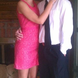 Coral dress