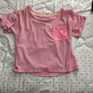 Pink and grey crop top!