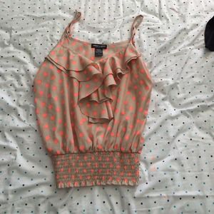 Tan with pink for dressy tank top!