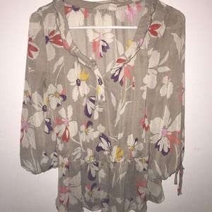 Old navy floral peasant top