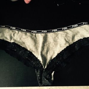Vs pink extra low ride cheekster large never worn