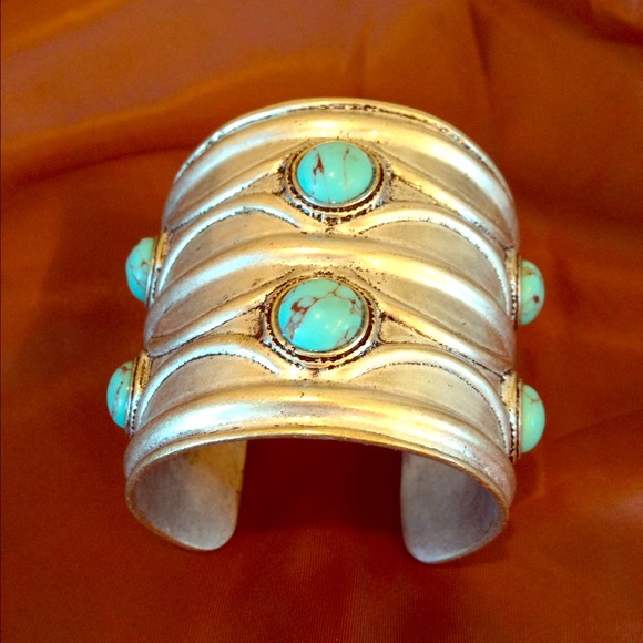 Silver with Turquoise bracelet