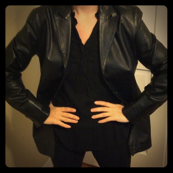 GAP Jackets & Blazers - We'll cared for leather jacket