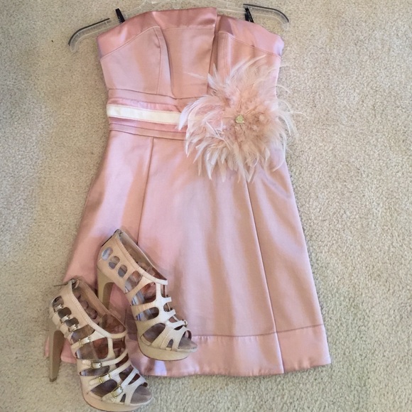Bebe strapless dress