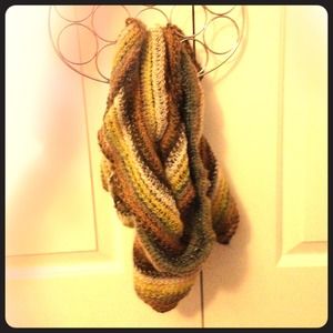 Multi colored infinity scarf, never worn. :)