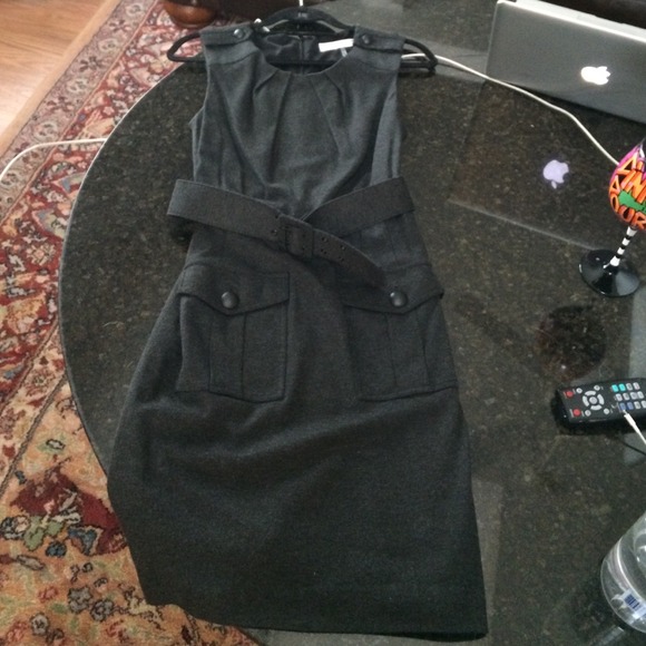 Grey wool Trina Turk dress