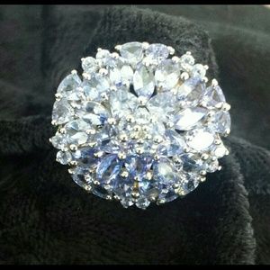 Tanzanite and Diamond Ring