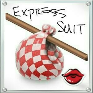 Express suit coat and pants bundle