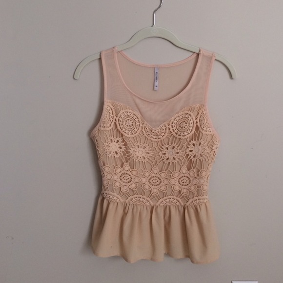 Nude summer top