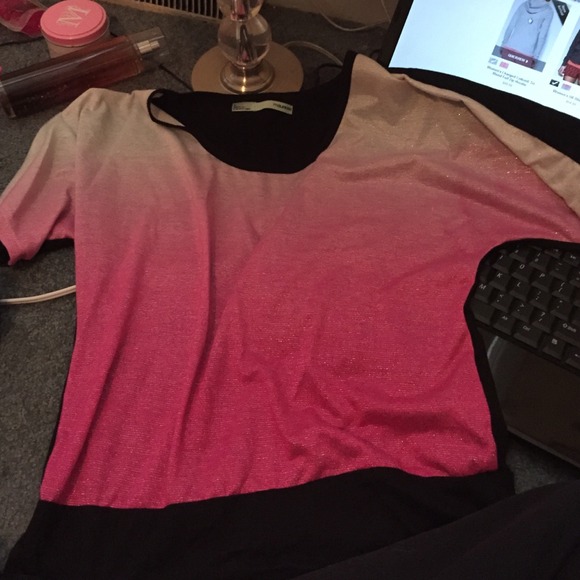 Cute pink ombré shirt