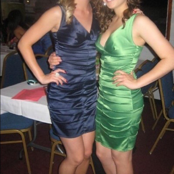 Green Fitted Dress Akira