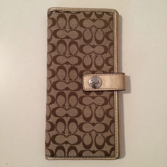 A Coach wallet.