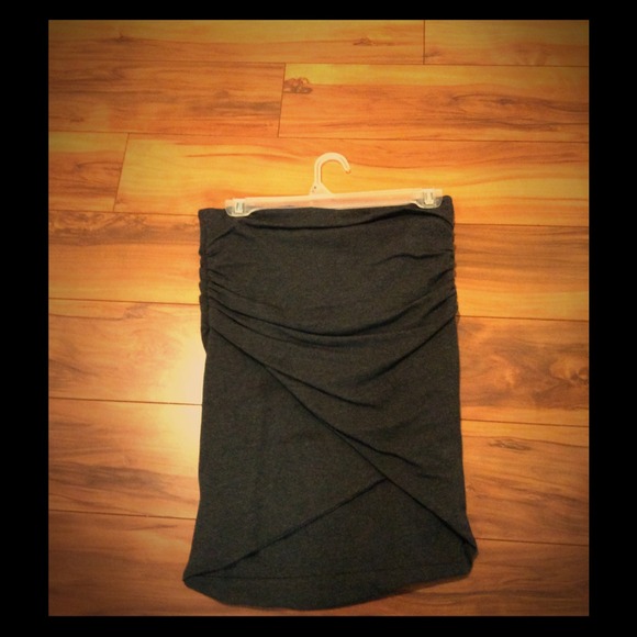 Never worn cotton grey skirt