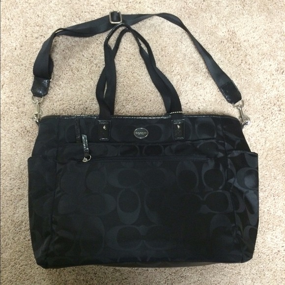 💜SOLD💜 Coach Diaper/ Tote/ Multi-Function Bag