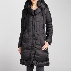Tahari 'Elissa' Pillow Collar Down Puffer Coat