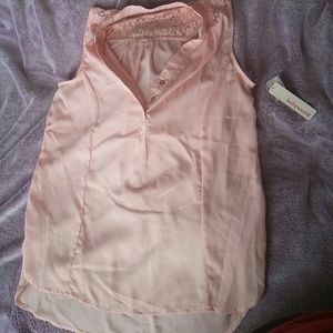 Sheer pink top