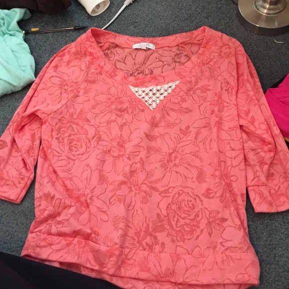 Flower Orange Delias shirt