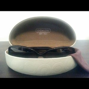 Coach Black Horn Sunglasses