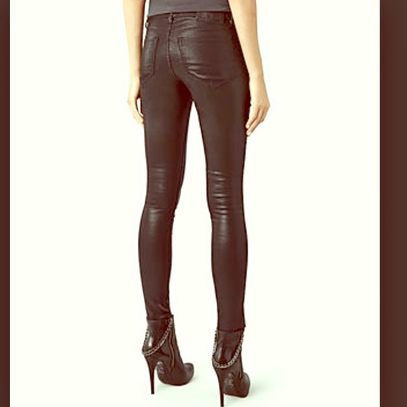 All Saints "Petrel Brodie" coated denim