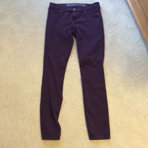 Express purple Jean legging