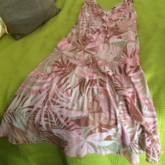 Light weight see through dress. Need a slip under.