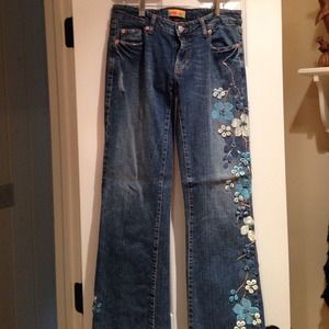 Ema Savahl Couture hand painted jeans!