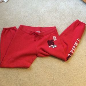Victoria's Secret Pink sweat pant capris.