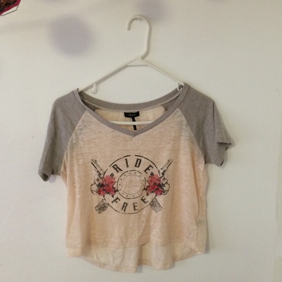 Guns and roses crop top