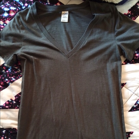 Grey and Black PINK v-necks