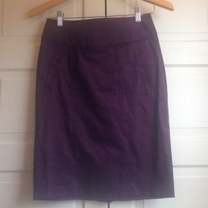 Purple Pencil Skirt