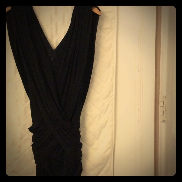 Sexy black cocktail dress