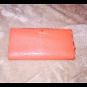 "Crush" Kate spade coral wallet for @renseep only