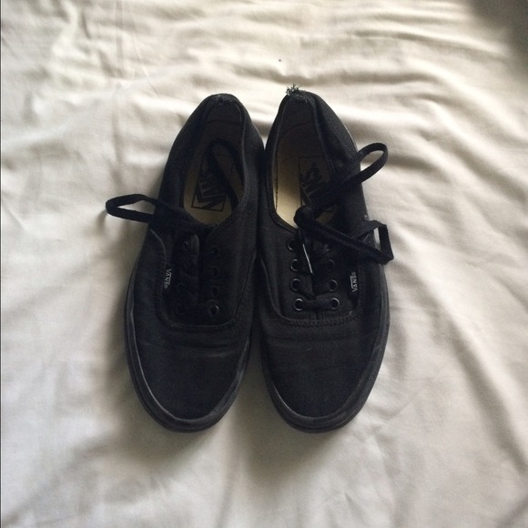 All black vans