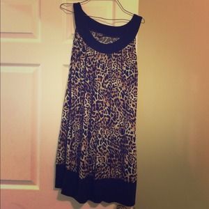 Cheetah print dress