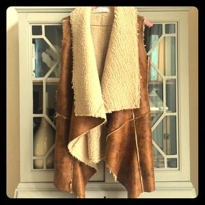 Stella Laguna beach faux leather vest