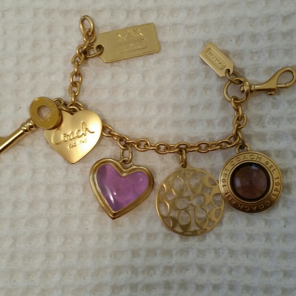 1 day sale Authentic Coach charm bracelet NWOT