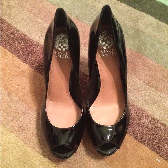 Vince Camuto Shoes - NWOT Vince Cumuto black peep toe pumps!