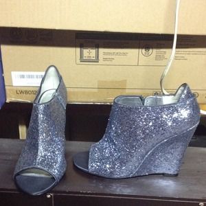 Silver brand-new wedges