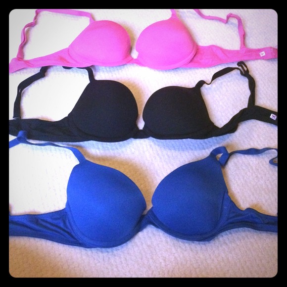 Wear everywhere PINK push-up bras