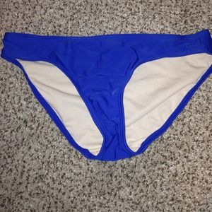 Old navy blue swim suit bottoms